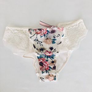 VS Dream Angels Floral Embroidery Tik Tok Panty
